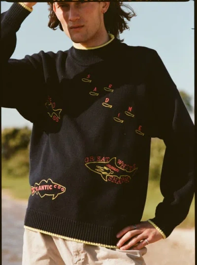 Tombolo 'fishes Of The North Atlantic' Sweater
