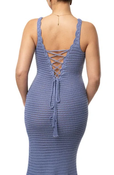 Jluxlabel Halo Open Stitch Sleeveless Dress