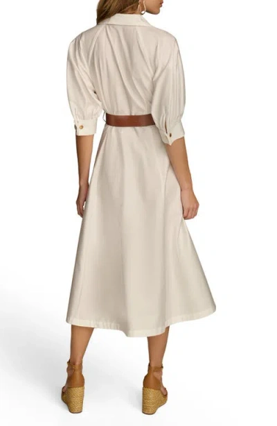 Donna Karan New York Cotton Sateen Midi Shirtdress