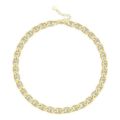Mazin Jewels Chain Link Necklace