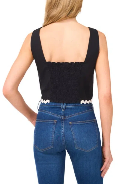 Cece Cotton Poplin Square Neck Tank