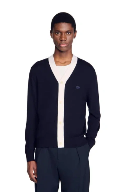 Sandro Cardigan With Patches