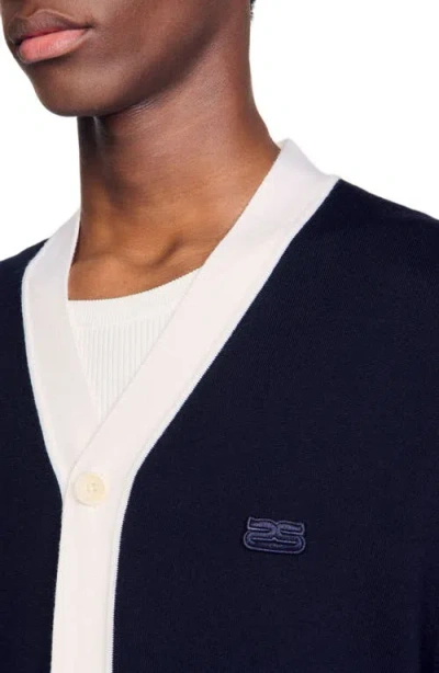Sandro Cardigan With Patches
