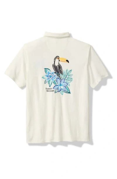 Tommy Bahama Poolside Toucan Terry Cloth Camp Shirt