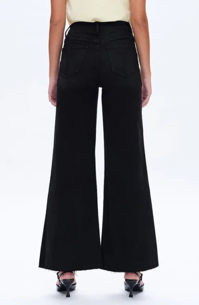 Bayeas Raw Hem High Waist Utility Wide Leg Jeans