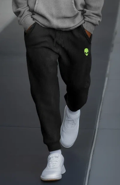DALIX DALIX MENS ALIEN MIDWEIGHT FLEECE WASHED JOGGER PANT 