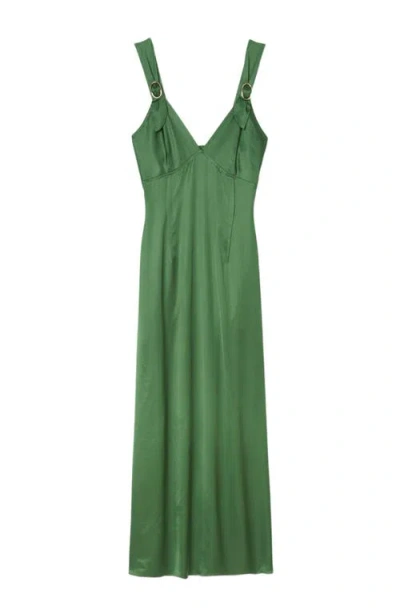 Sandro Cecile Fluid Satin Effect Dress