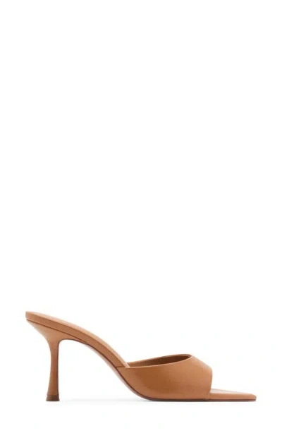 Mango Pointed-heel Sandals In Brown