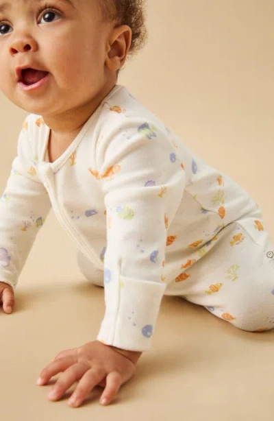Mori Autumn Print Fitted One-piece Pajamas