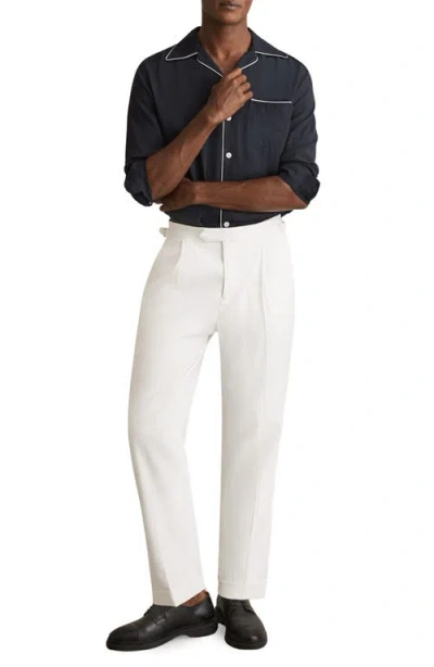 Reiss Josh Piped Button Front Shirt