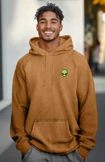 Dalix Alien Midweight Mineral Washed Hoodie