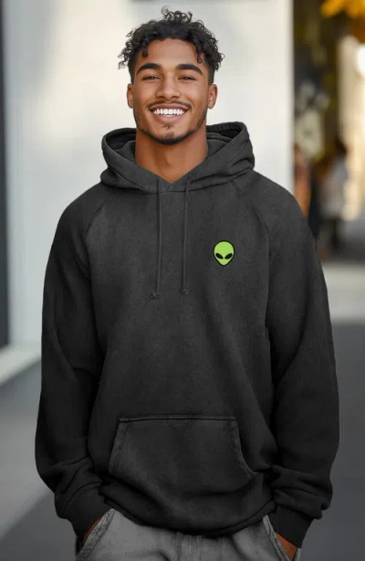 DALIX DALIX ALIEN MIDWEIGHT MINERAL WASHED HOODIE 