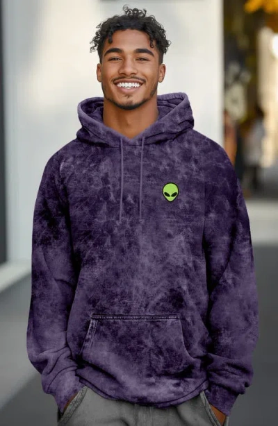 DALIX DALIX ALIEN MIDWEIGHT MINERAL WASHED HOODIE 