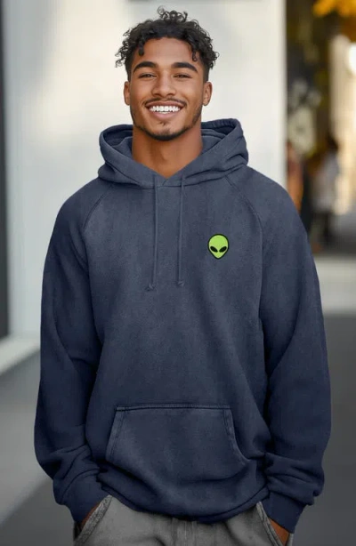 Dalix Alien Midweight Mineral Washed Hoodie