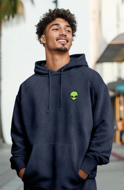 Dalix Alien Midweight Mineral Washed Hoodie