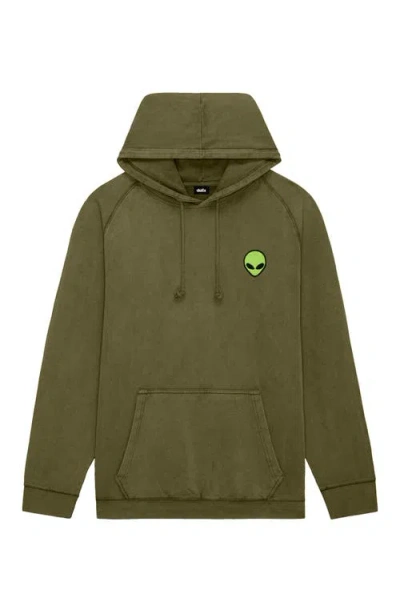 Dalix Alien Midweight Mineral Washed Hoodie