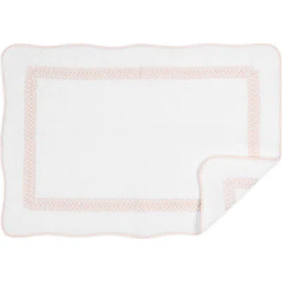 Matouk Astor Scallop Cotton Tub Mat