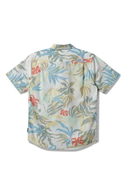 Quiksilver Blueweed Classic Short Sleeve Button-up Shirt