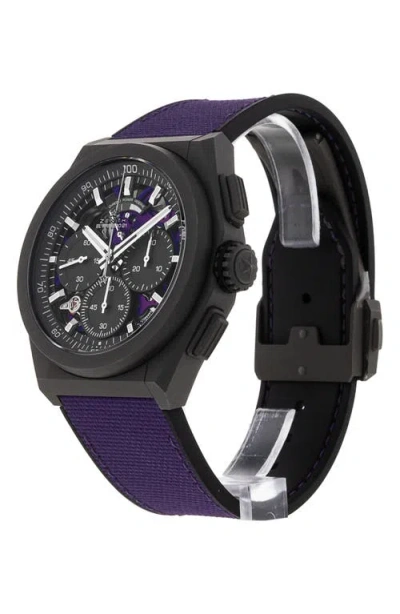 Watchfinder & Co. Zenith  2020 Defy El Primero Rubber Strap Chronograph Watch, 44mm