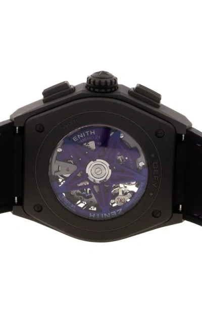 Watchfinder & Co. Zenith  2020 Defy El Primero Rubber Strap Chronograph Watch, 44mm