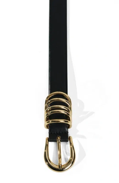Dehanche Hollyhock Triple Wrap Calf Leather Medium Belt