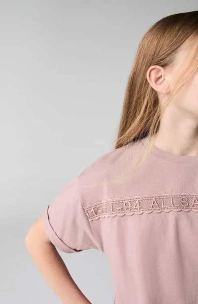Smallsaints By Allsaints Kids' Lace Accent Cotton Graphic T-shirt