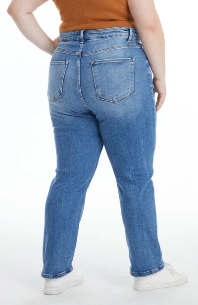 Bayeas Sarah Ripped High Waist Ankle Straight Leg Jeans