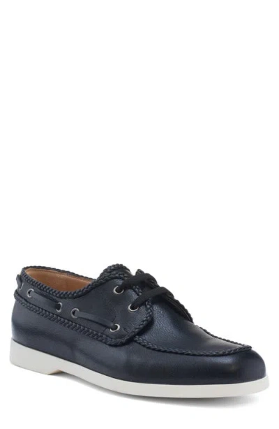 Valentino Leather Palm Avenue Boat Shoes
