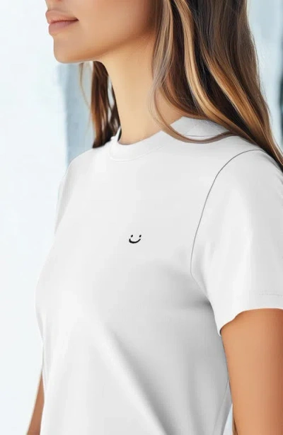 Dalix Womens Lil Smile Jersey Relaxed Tee