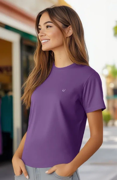 Dalix Womens Lil Smile Jersey Relaxed Tee