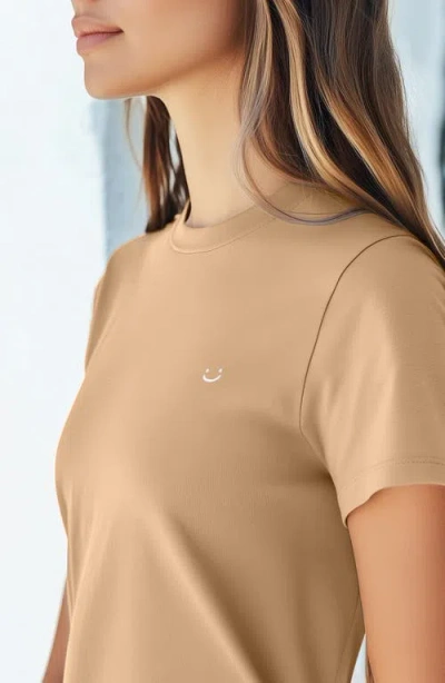DALIX DALIX WOMENS LIL SMILE JERSEY RELAXED TEE 