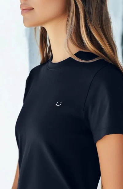 Dalix Womens Lil Smile Jersey Relaxed Tee