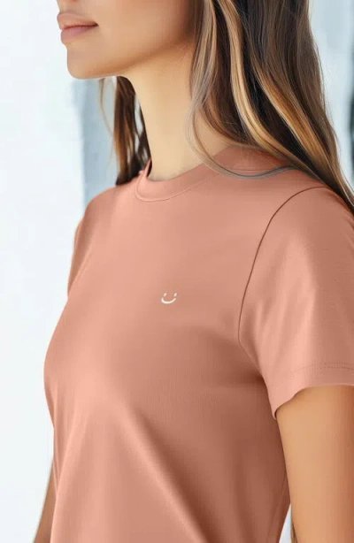 Dalix Womens Lil Smile Jersey Relaxed Tee