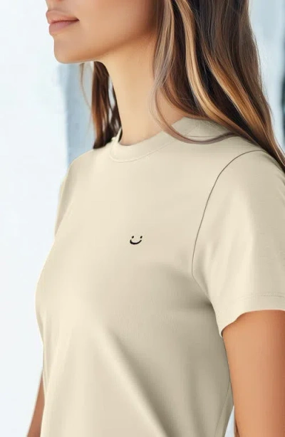Dalix Womens Lil Smile Jersey Relaxed Tee