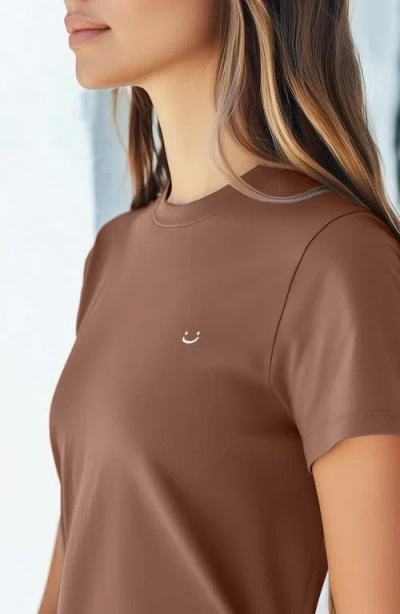 Dalix Womens Lil Smile Jersey Relaxed Tee