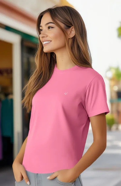Dalix Womens Lil Smile Jersey Relaxed Tee