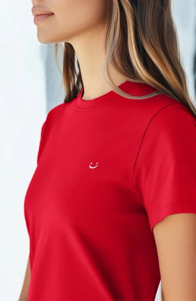 Dalix Womens Lil Heart Lightweight High Waisted Tee