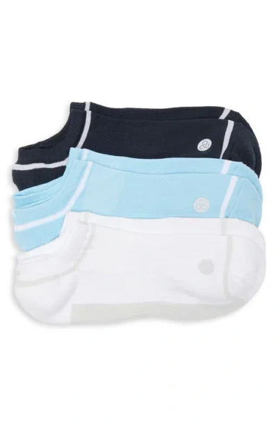 Zella 3-pack Low Training Socks In Blue