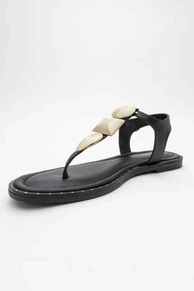 Forever & Always Shoes Giulia Leather Flat Sandal