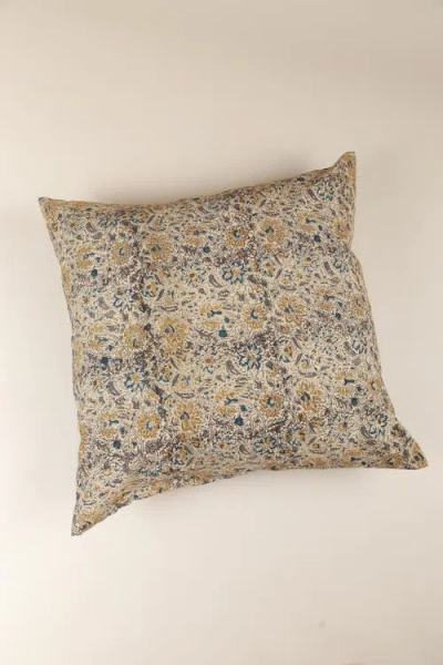 Ninéh Golden Earth Kalamkari Handcrafted Pillow