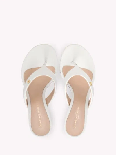 Gianvito Rossi Leather Heeled Thong Sandals