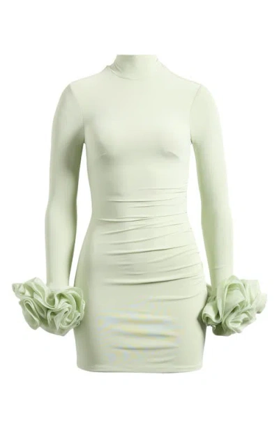 House Of Cb Camilla Ruffle Cuff Long Sleeve Body-con Minidress