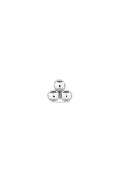 Maria Tash Ball Trinity Single Threader Stud Earring