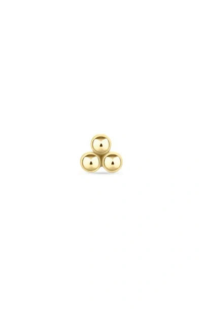 Maria Tash Ball Trinity Single Threader Stud Earring