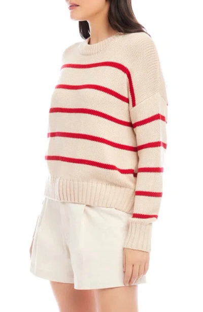 Fifteen Twenty Luca Stripe Crewneck Sweater
