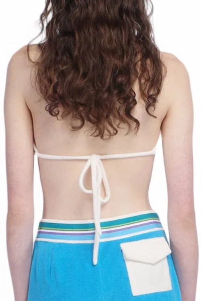 Anna Sui Cabana Terry Bikini Top