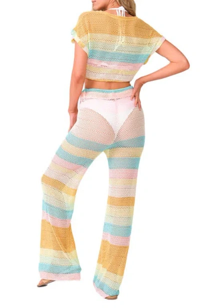 Pq Swim Bree Boho Crochet Swim Cover-up Pants