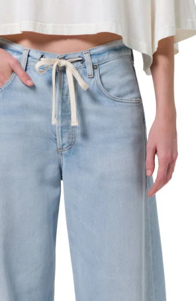 Citizens Of Humanity Brynn Drawstring Rigid Low-rise Wide-leg Jeans