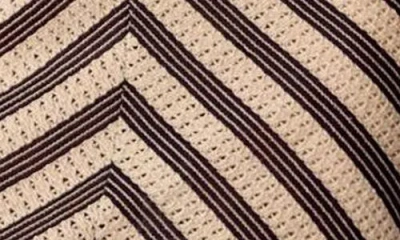 Next Chevron Lace Knit Cotton Blend Maxi Sweater Dress