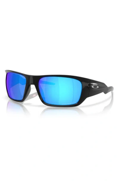 Oakley 60mm Prizm™ Polarized Rectangular Sunglasses